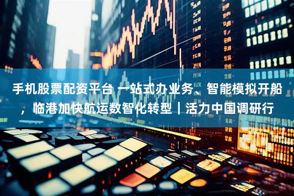 手机股票配资平台 一站式办业务、智能模拟开船，临港加快航运数智化转型｜活力中国调研行