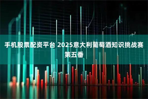 手机股票配资平台 2025意大利葡萄酒知识挑战赛第五番