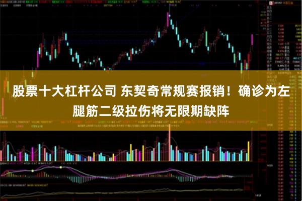 股票十大杠杆公司 东契奇常规赛报销！确诊为左腿筋二级拉伤将无限期缺阵